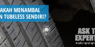 tambal ban tubeless sendiri