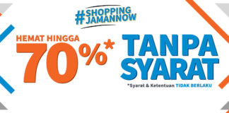 Diskon Hingga 70% TANPA Syarat