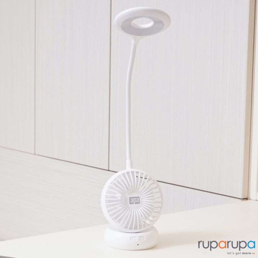 lampu meja dengan kipas