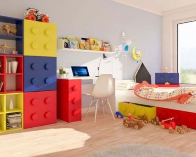 kamar anak tema lego