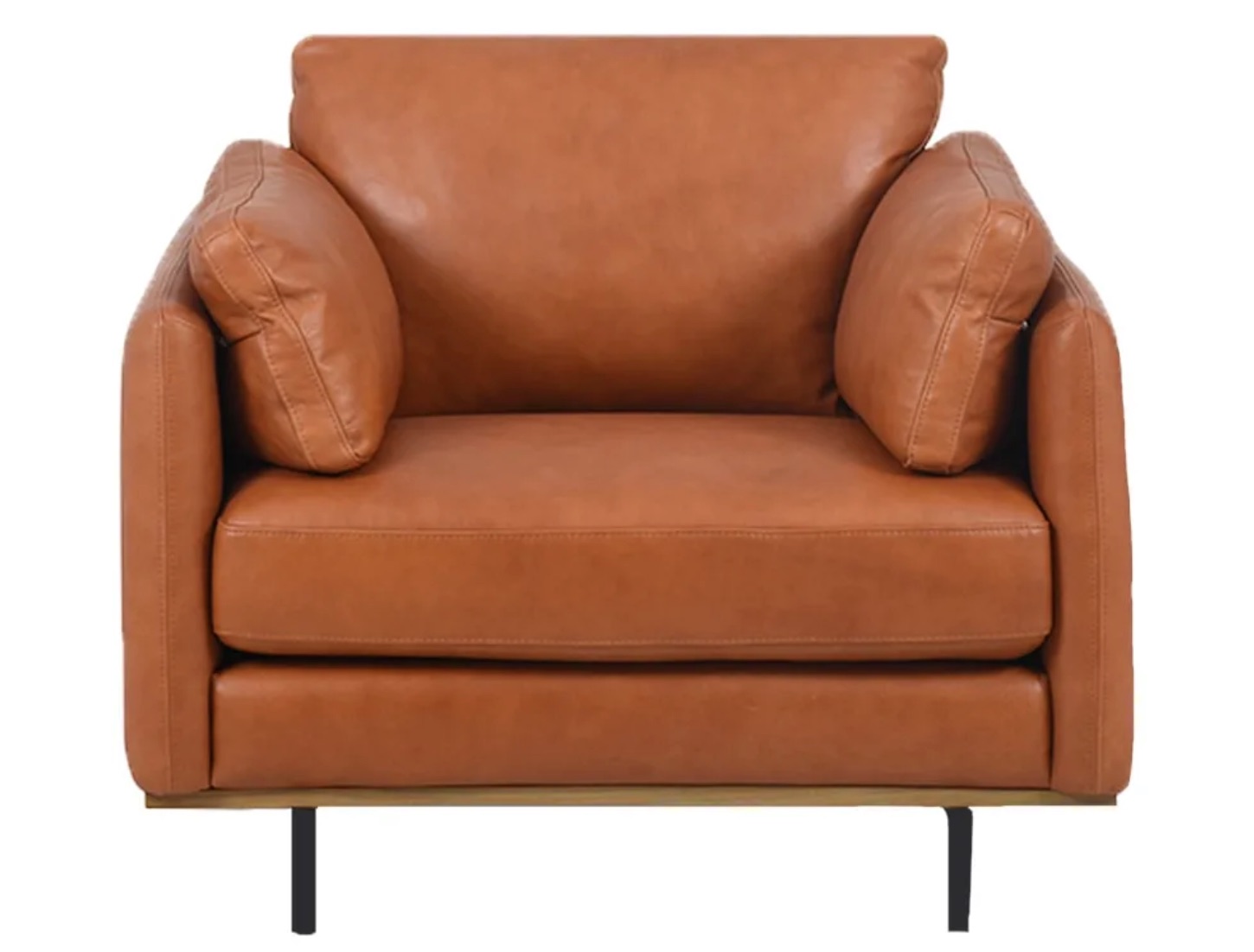 Ferrara Caserta Sofa Kulit 1 Dudukan