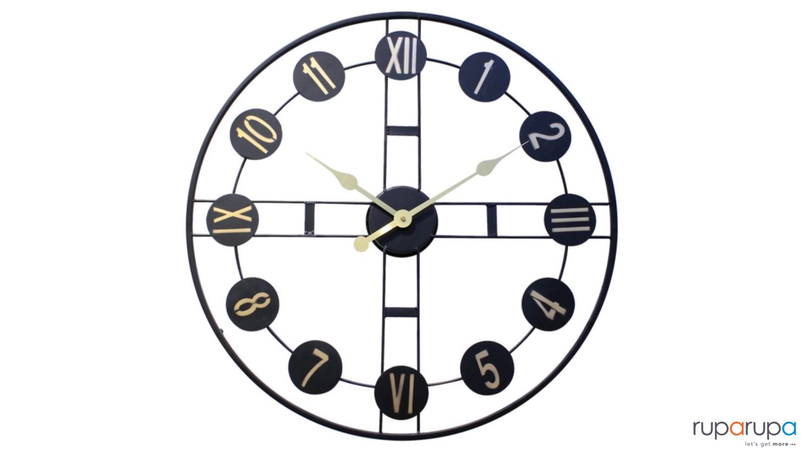 Wall Clock 65 Cm Besi R001