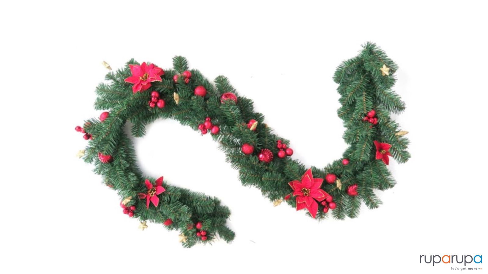 Noelle 200 Cm Dekorasi Natal Garland Traditional Y21