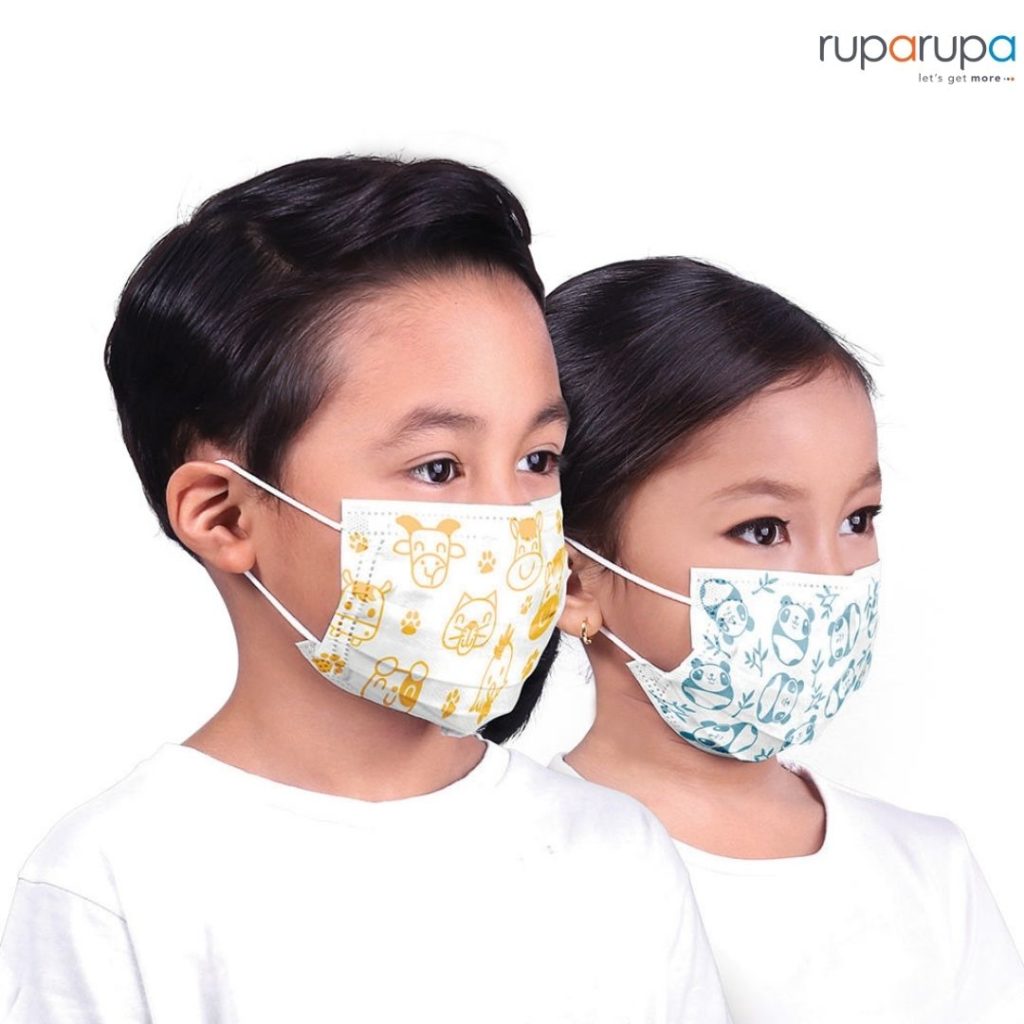 Sekolah tatap muka menggunakan masker