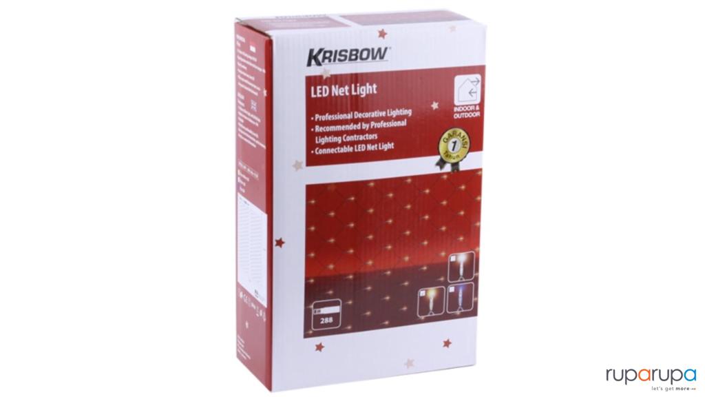 Krisbow Lampu Net 288 Led Warm White