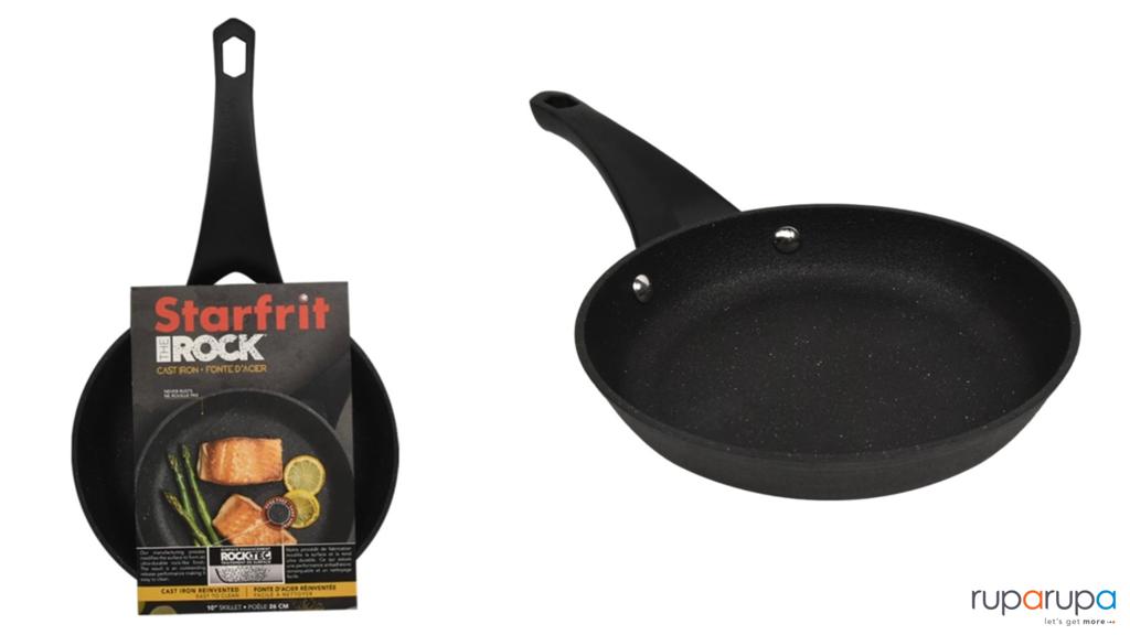 Starfrit 26 Cm Wajan Penggorengan Cast Iron