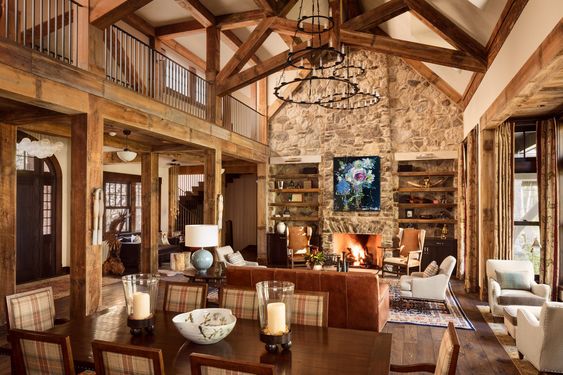 Rustic living room