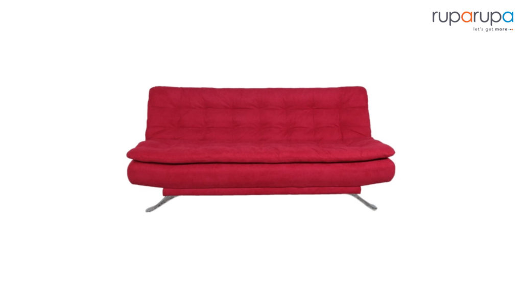 sofa merah