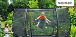 Plum Magnitude Trampolin Dengan Pelindung 3m bermain trampolin