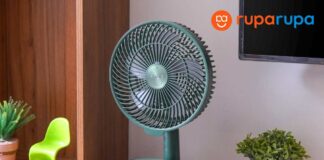 Klaz Kipas Angin Portabel Rechargeable Dengan Humidifier