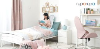 perabot kamar warna pastel