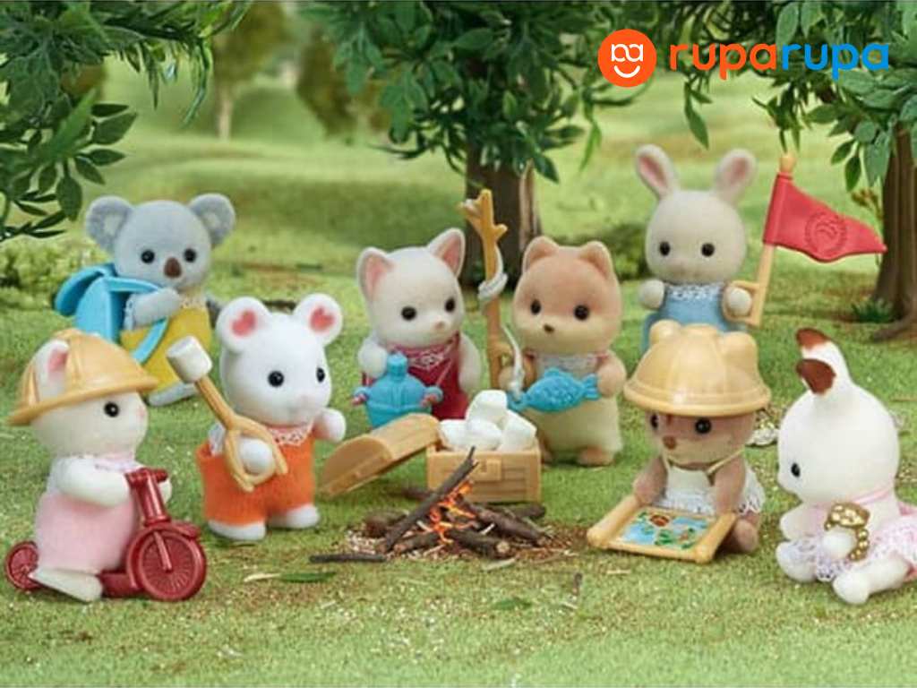 cara membersihkan mainan sylvanian families